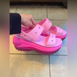 Crocs sandals (these run big)